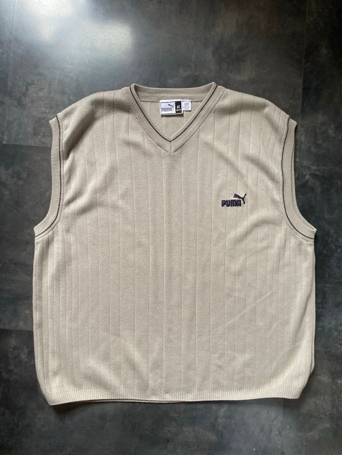Pull débardeur vintage XL Puma