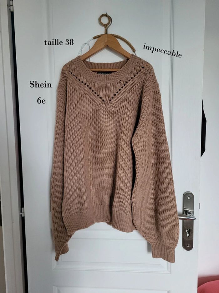 Pull hiver ample Shein taile 38 peut convenir 40