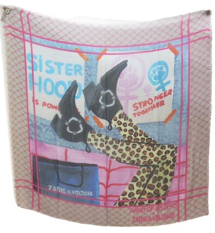 Grand foulard zadig&voltaire Kerry band of sisters