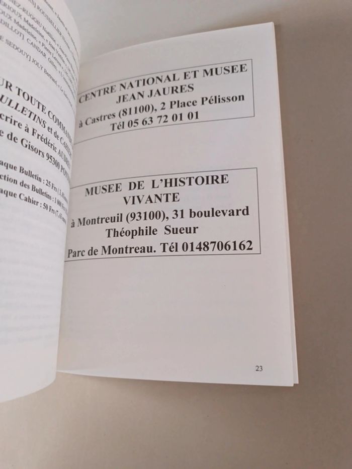 Jean Jaurès 40 ans de recherche jaurésiennes cahiers trimestriels numéro 149 - photo numéro 7