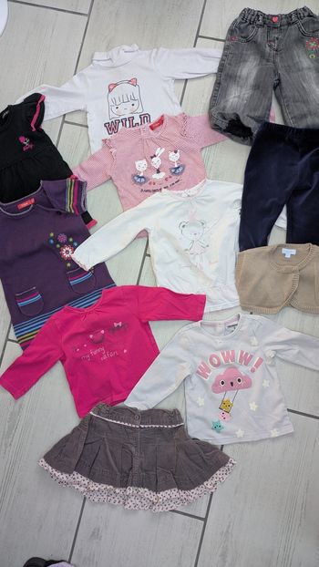 Lot automne hiver fille 9 mois