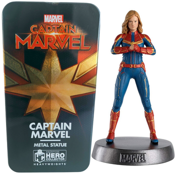 HC MARVEL COMIC MISS CAPTAIN MARVEL STATUE METAL MMHUK009