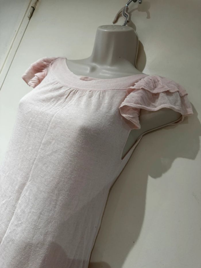 Robe rose transparente naf Naf Taille XS - photo numéro 15