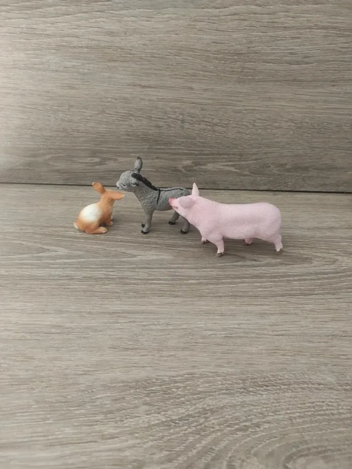 Lot de 3 animaux de la ferme Schleich - photo numéro 2