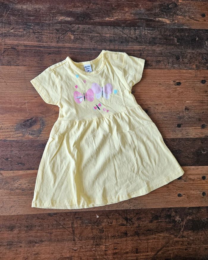 Robe jaune bébé fille 18mois