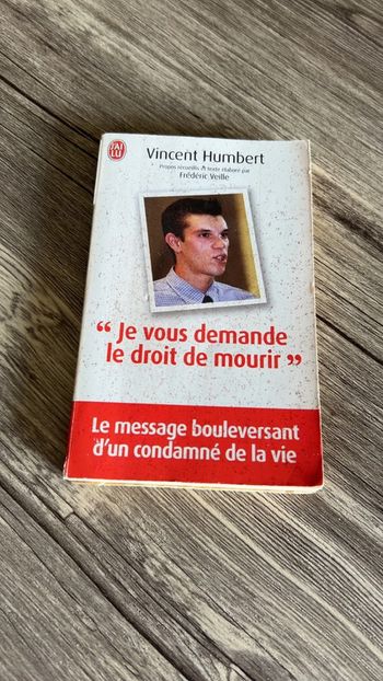 Livre : Vincent Humbert je vous demande le droit de mourir