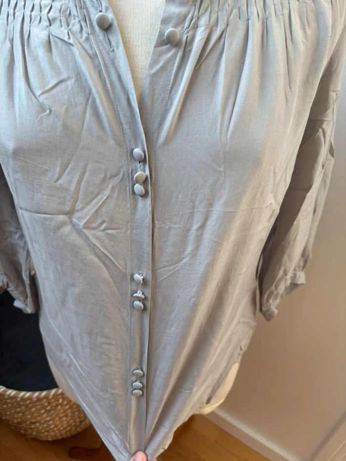 đ€ sublime blouse grise - GĂ©rard Darel - T42 - photo numĂ©ro 6