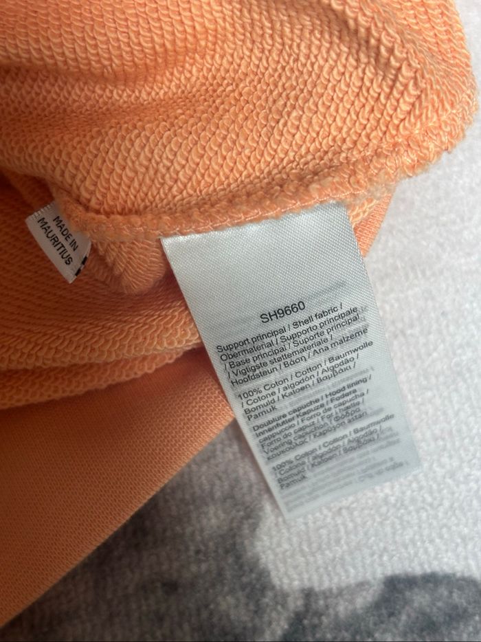 Sweat à capuche Lacoste saumon logo brodé blanc taille S neuf avec étiquette - photo numéro 8