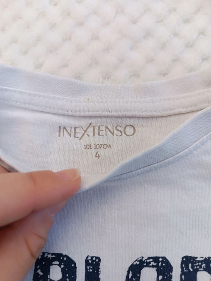 🔸T-shirt Blanc Dinosaure Jurassic - In Extenso 4 ans🔸 - photo numéro 2