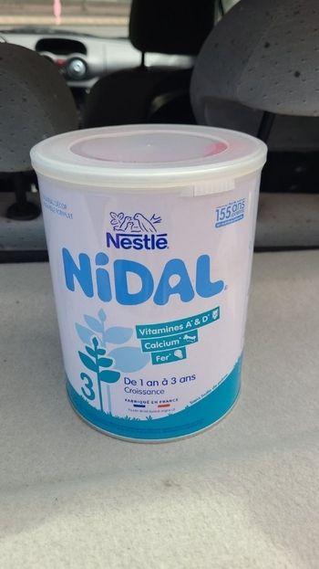 Boîte de lait nidal 3eme âge