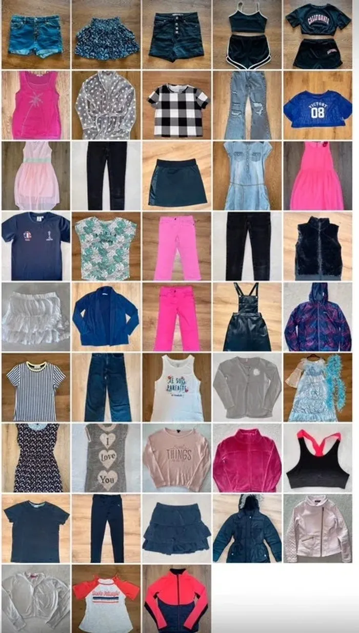 lot 43 vêtements 10 ans