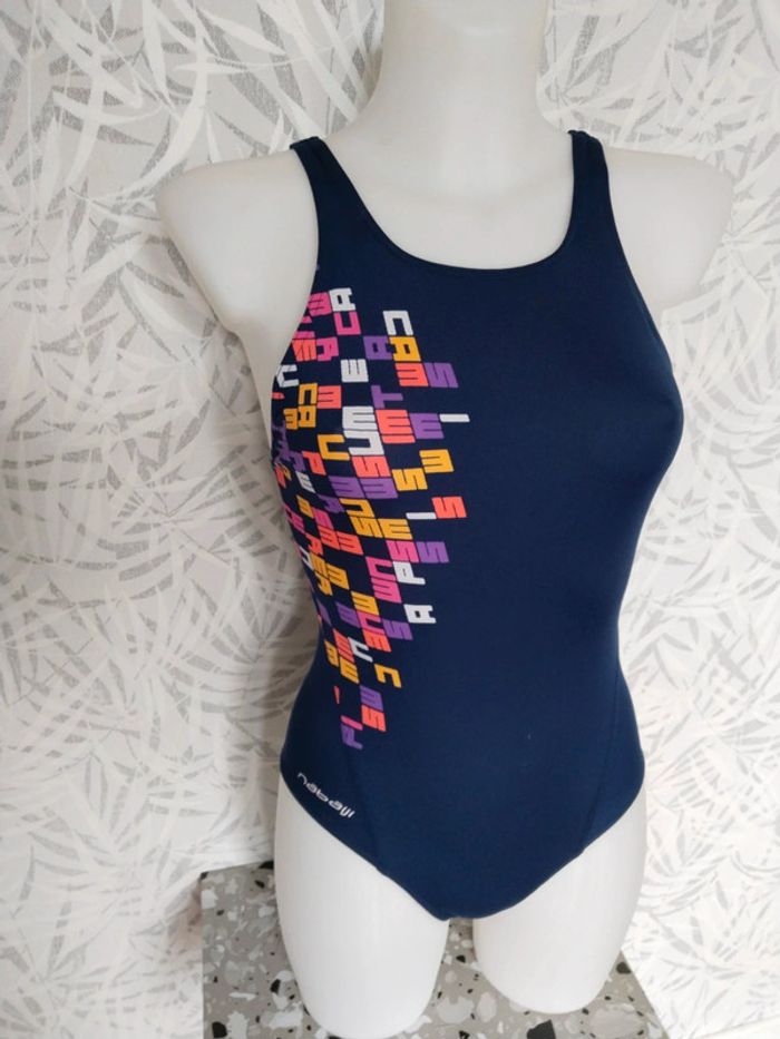Maillot de bain femme 1 pièce Nabaiji Decathlon taille 36/38