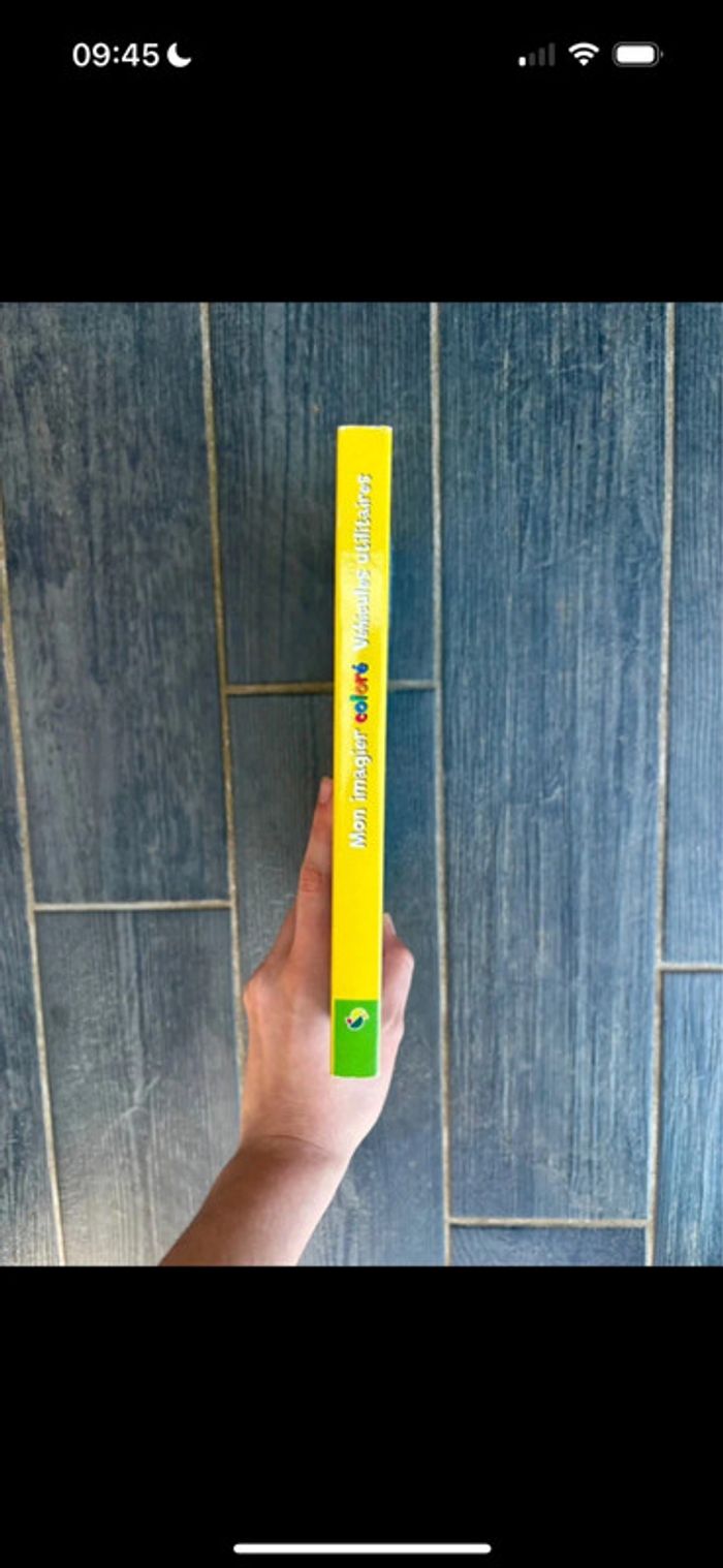 Livre Mon Imagier coloré Véhicules Utilitaires pour Enfants - photo numéro 3