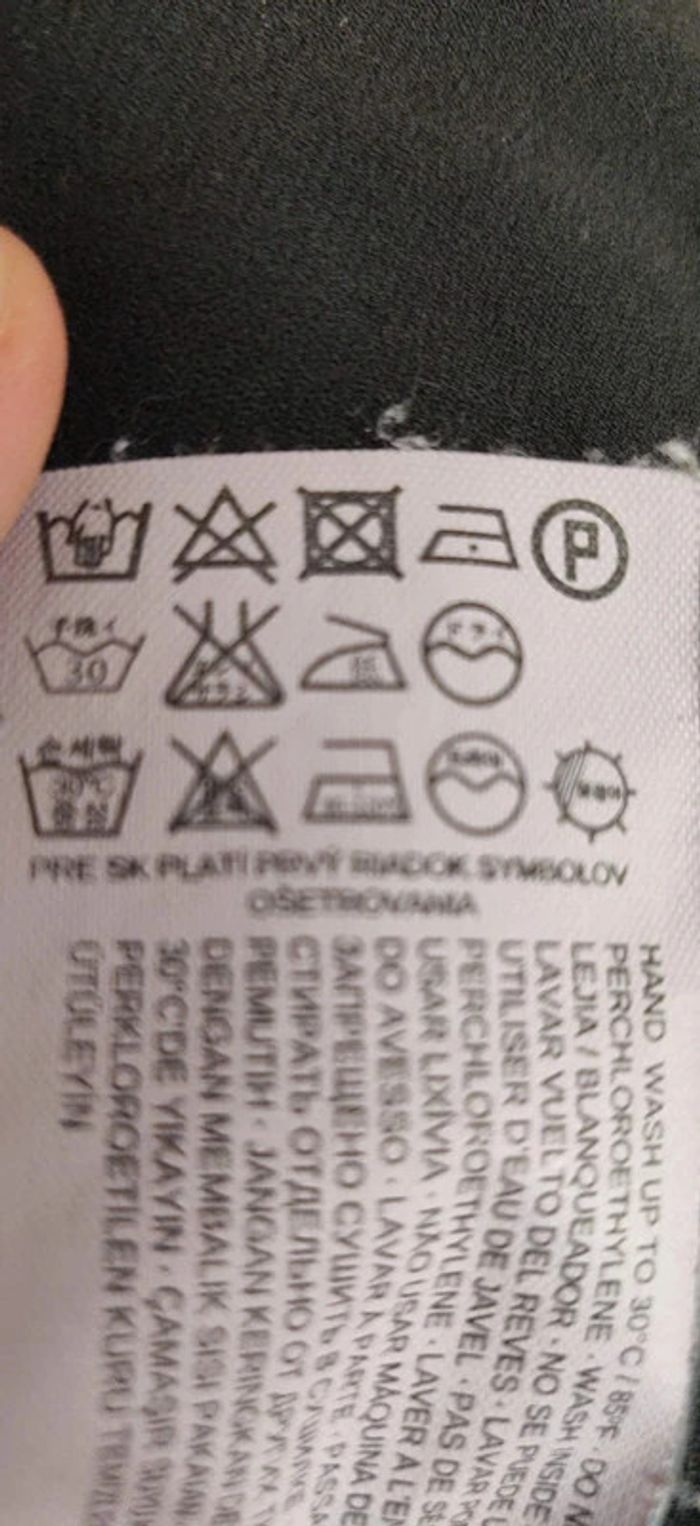 Blouse légère manches courtes Mango noir et blanc M - photo numéro 5