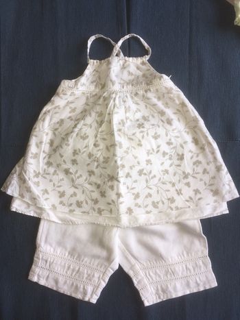 Ensemble robe et pantacourt Verbaudet 6 mois