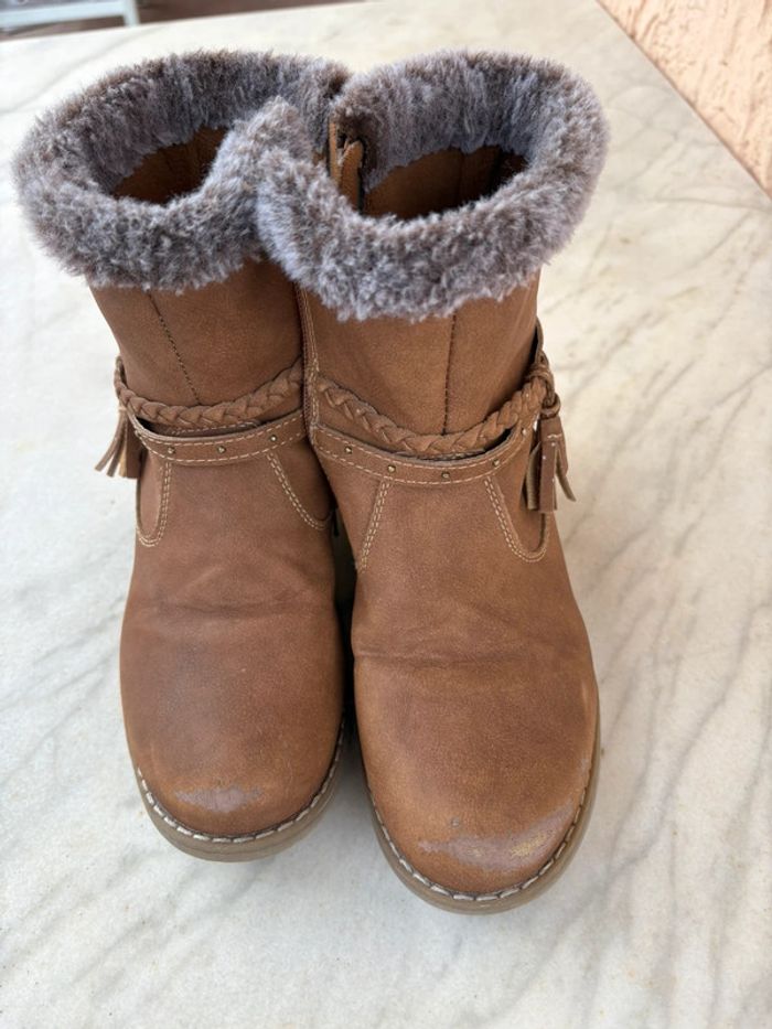 Bottes filles fourrés taille 33 - photo numéro 2