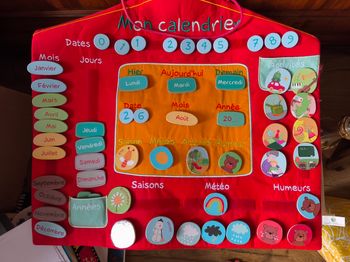 Calendrier d'apprentissage Oxybul Eveil et Jeux
