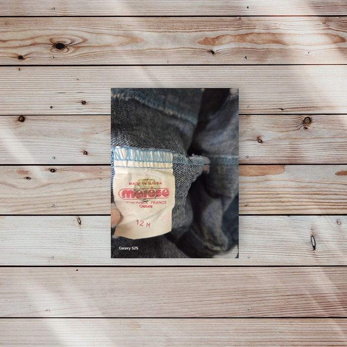 Salopette en jean bébé - 12 mois - photo numéro 3