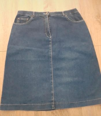 Jupe en jean mi-longue taille 2 Dorotennis