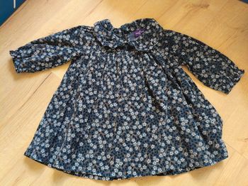 Robe velour sergent major 