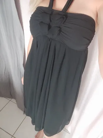 Robe fluide camaïeu