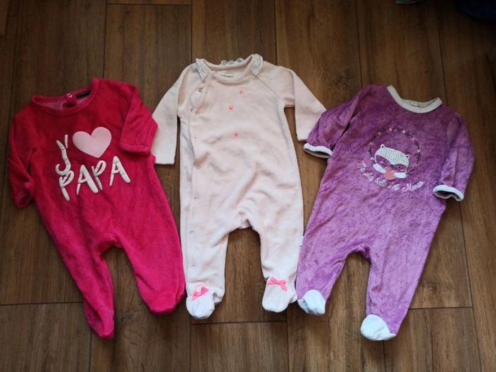 Lot pyjama Grenouillère