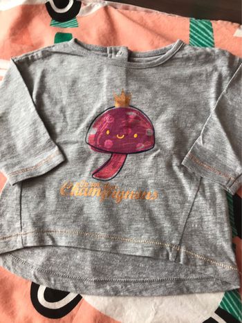 T-shirt manches longues 3 mois