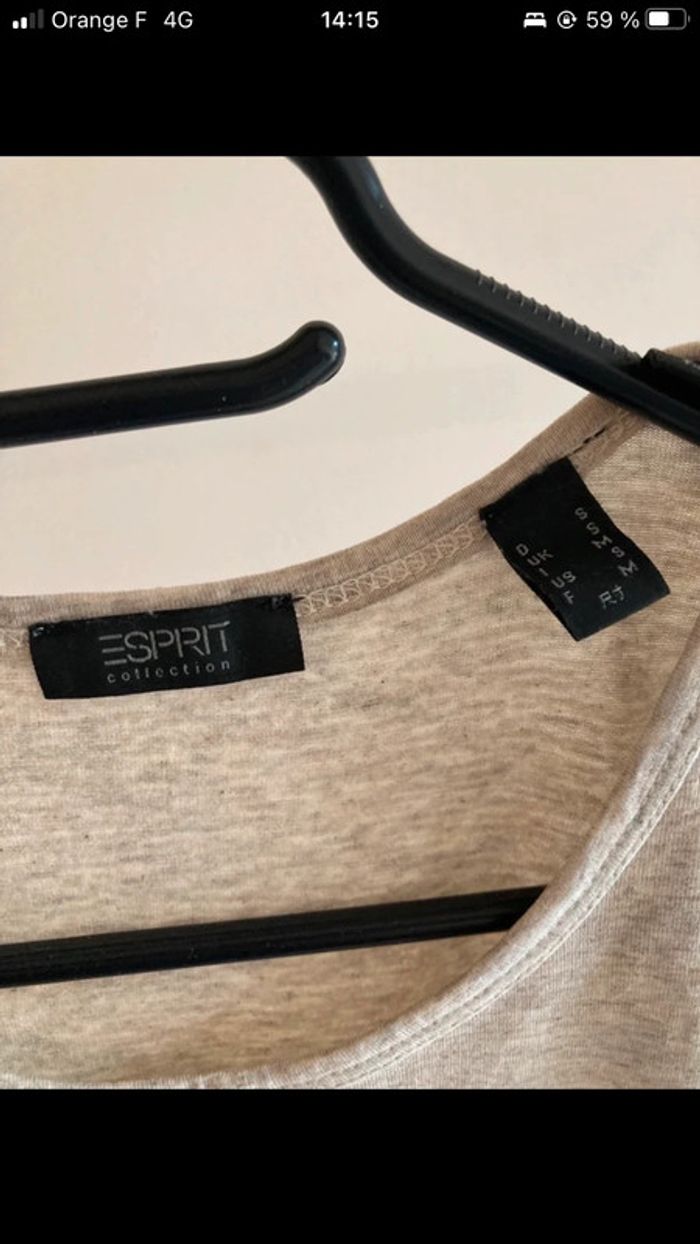 T-shirt femme gris esprit - photo numéro 2