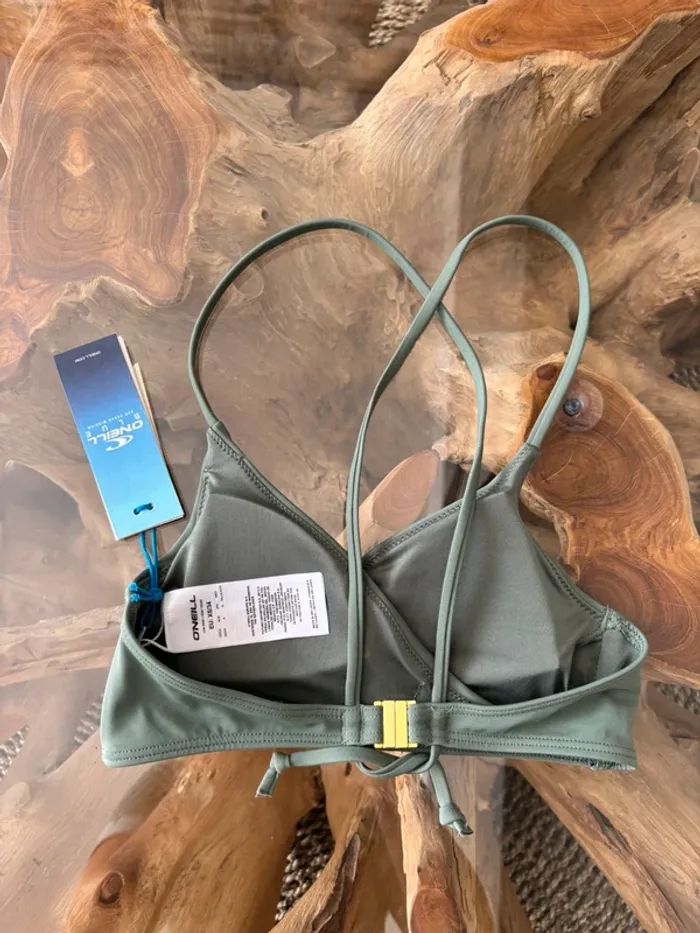 Haut de maillot de bain O'Neill vert kaki - photo numéro 2
