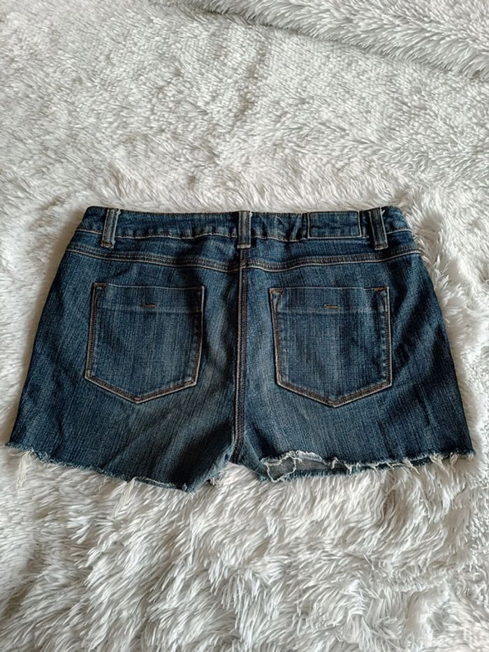 Short en jean mid waist T. 44 Camaïeu - photo numéro 7