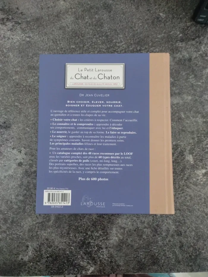 Le petit Larousse du chat et du chaton - photo numéro 2