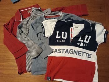 Lots de 4 tee shirts (3ML et 1 MC)