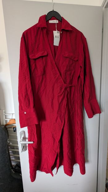 Robe longue rouge 