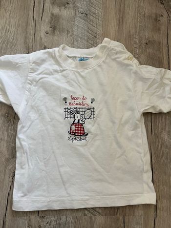 tee shirt bébé 6 mois