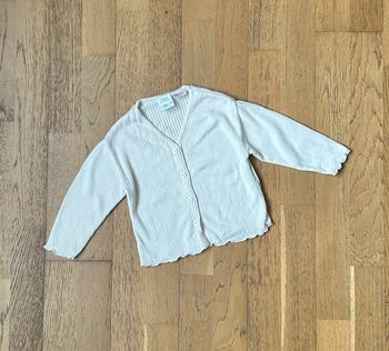 Gilet bébé beige Zara Taille 9/12 mois