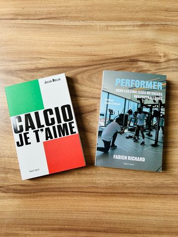 Lot de 2 livres de Foot Editon Talent Sport