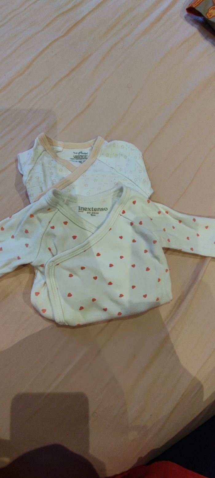 Lot de 2 bodies fille