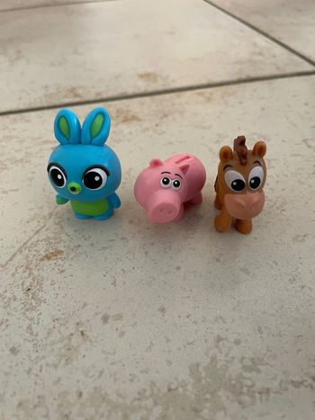 3 figurines Toy Story (Bunny, Bayonne, Pile Poil)