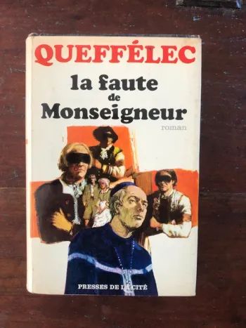Livre relié "La faute de Monseigneur" de Queffélec