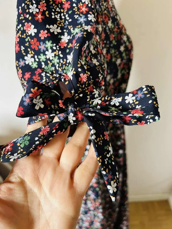 🌺🌿Jolie robe champêtre 38/40 motif liberty cottagecore bohemian floral dress🌸🌿 - photo numéro 17