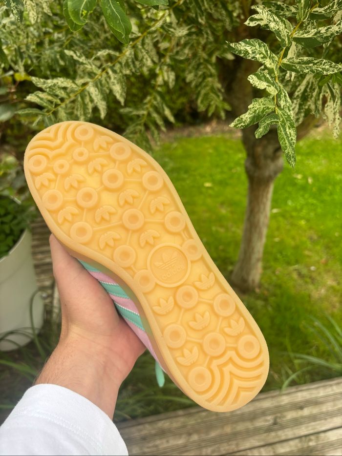 Adidas Gazelle lilas rose vert pastel - photo numéro 2