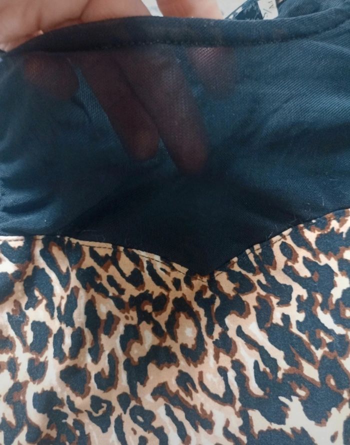 Bodie femme taille S/36 léopard et dentelle bisous' project - photo numéro 4