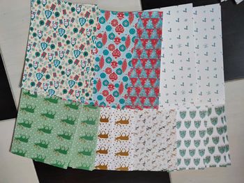 #7 / lot de 30 feuilles papier cartonné 15x21 cm thème noel