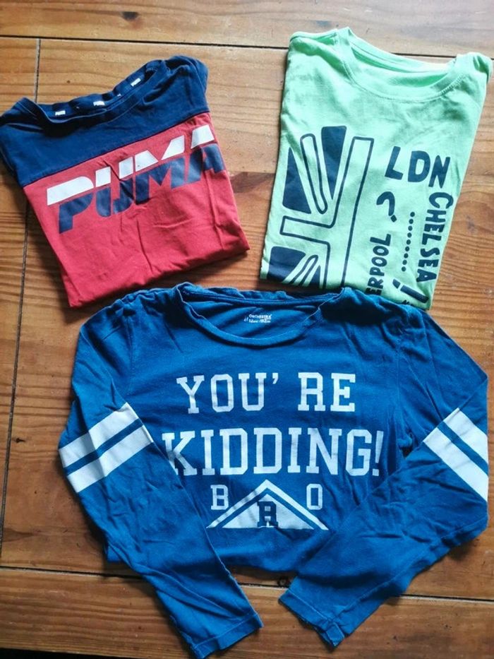 Lot de tee-shirts Puma