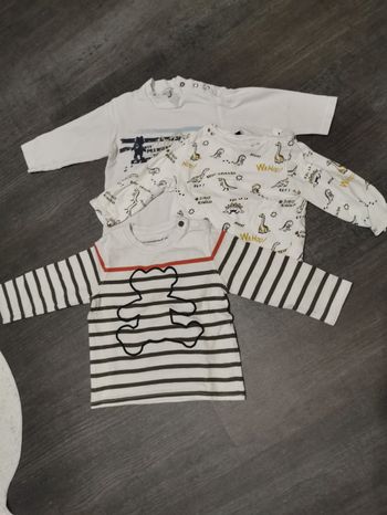 Lot de 3 pulls manches longues 12 mois