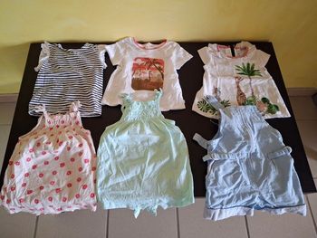 Tee shirts filles 6 mois 