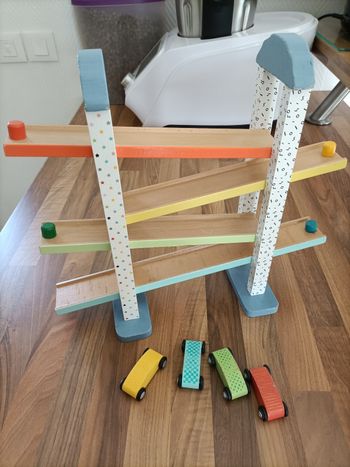 Circuit voiture woodnplay+ 4 voitures