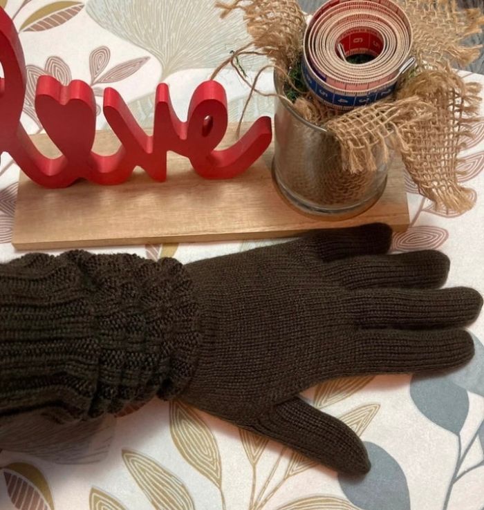 Gants marrons - Taille Unique - photo numéro 8