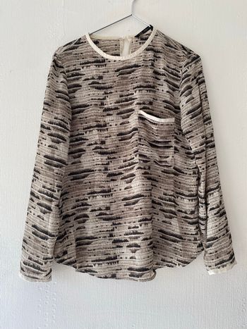 Haut léger Zara motif python