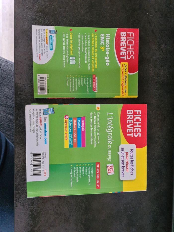 Livres fiches brevet des collèges - photo numéro 2